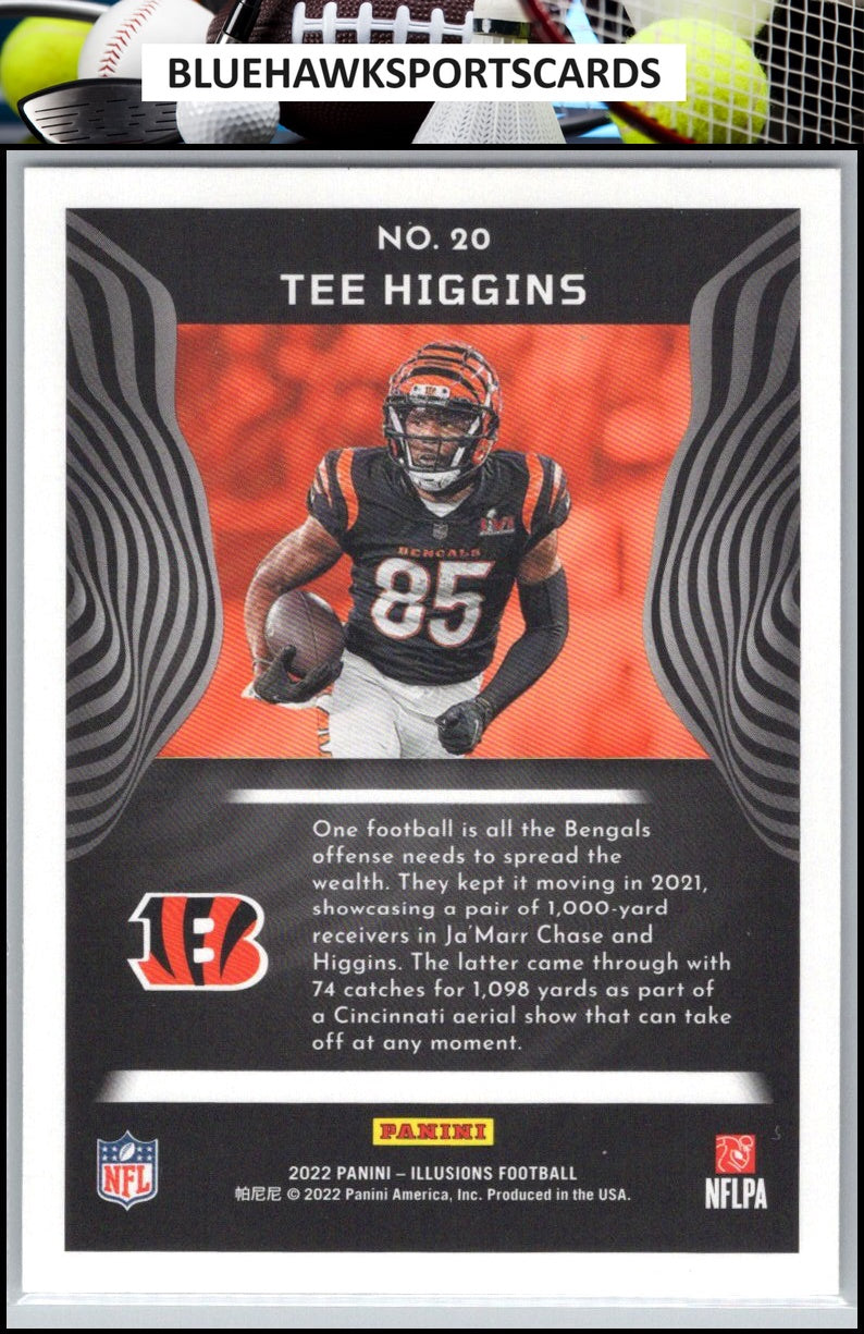 2022 Panini Illusions #20 Tee Higgins Retail