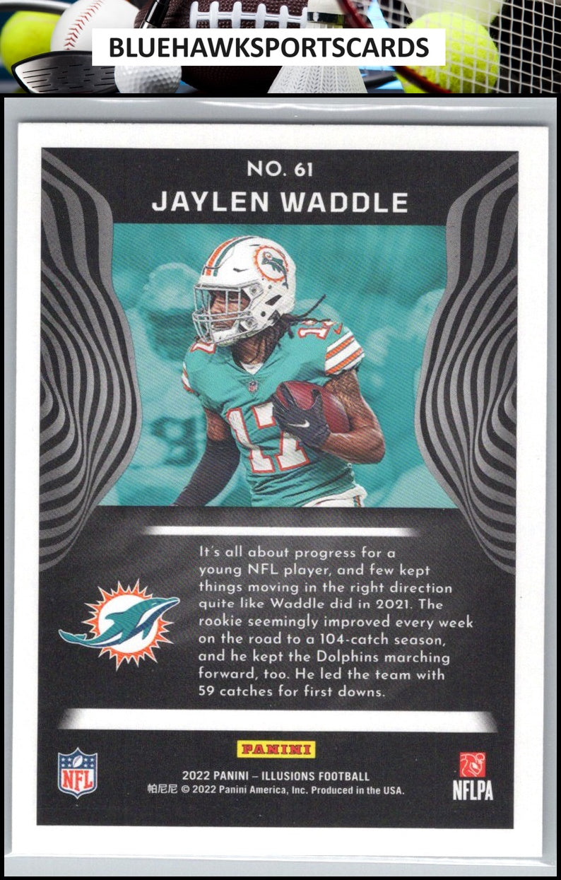 2022 Panini Illusions #61 Jaylen Waddle Retail