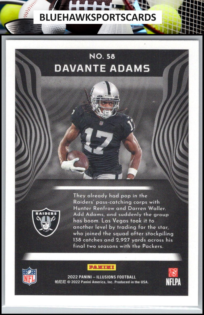 2022 Panini Illusions #58 Davante Adams Retail