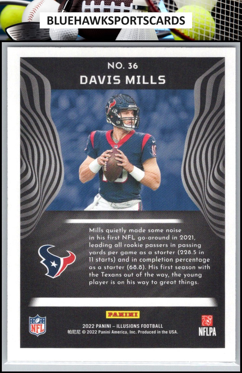 2022 Panini Illusions #36 Davis Mills Retail
