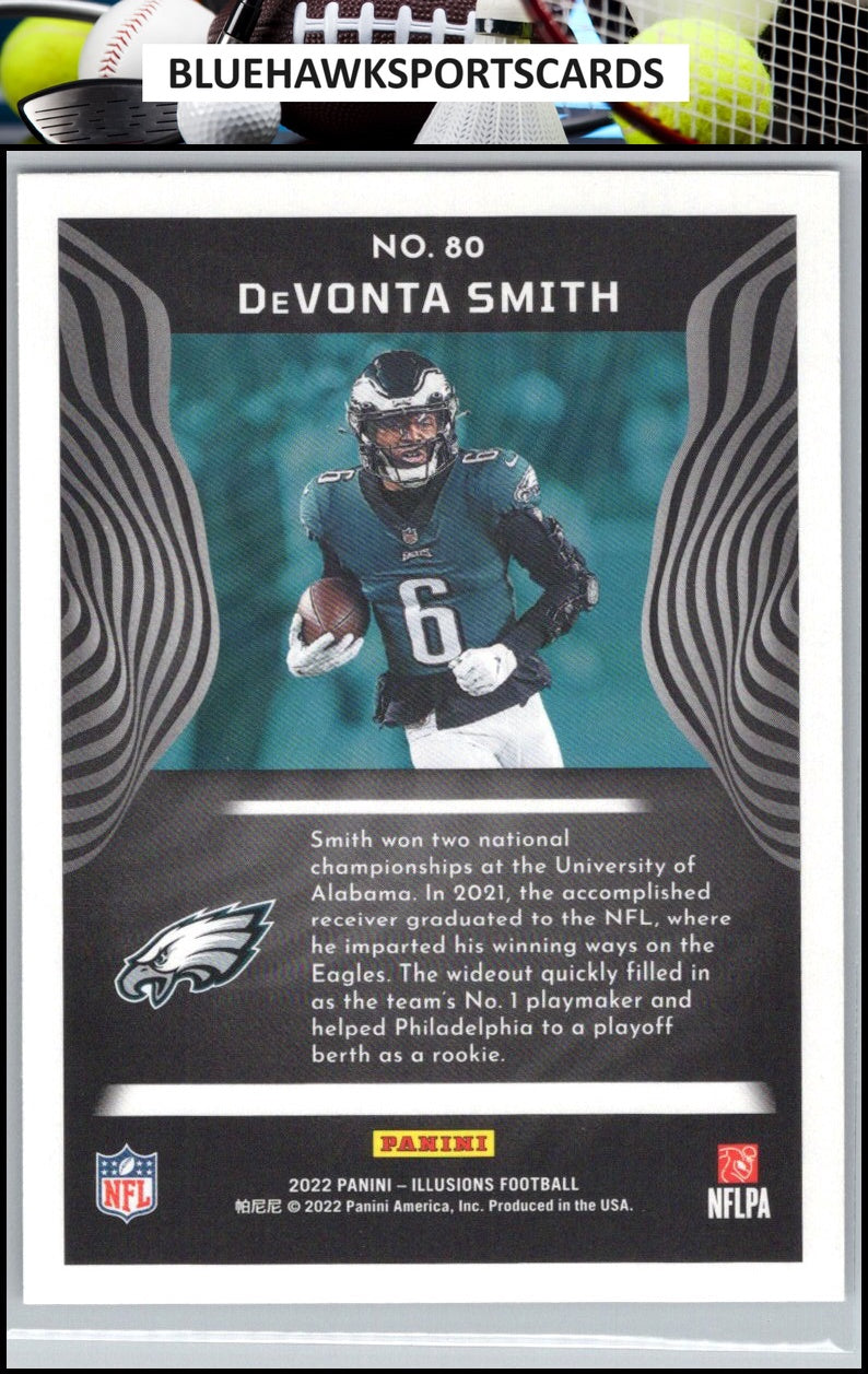 2022 Panini Illusions #80 DeVonta Smith Retail