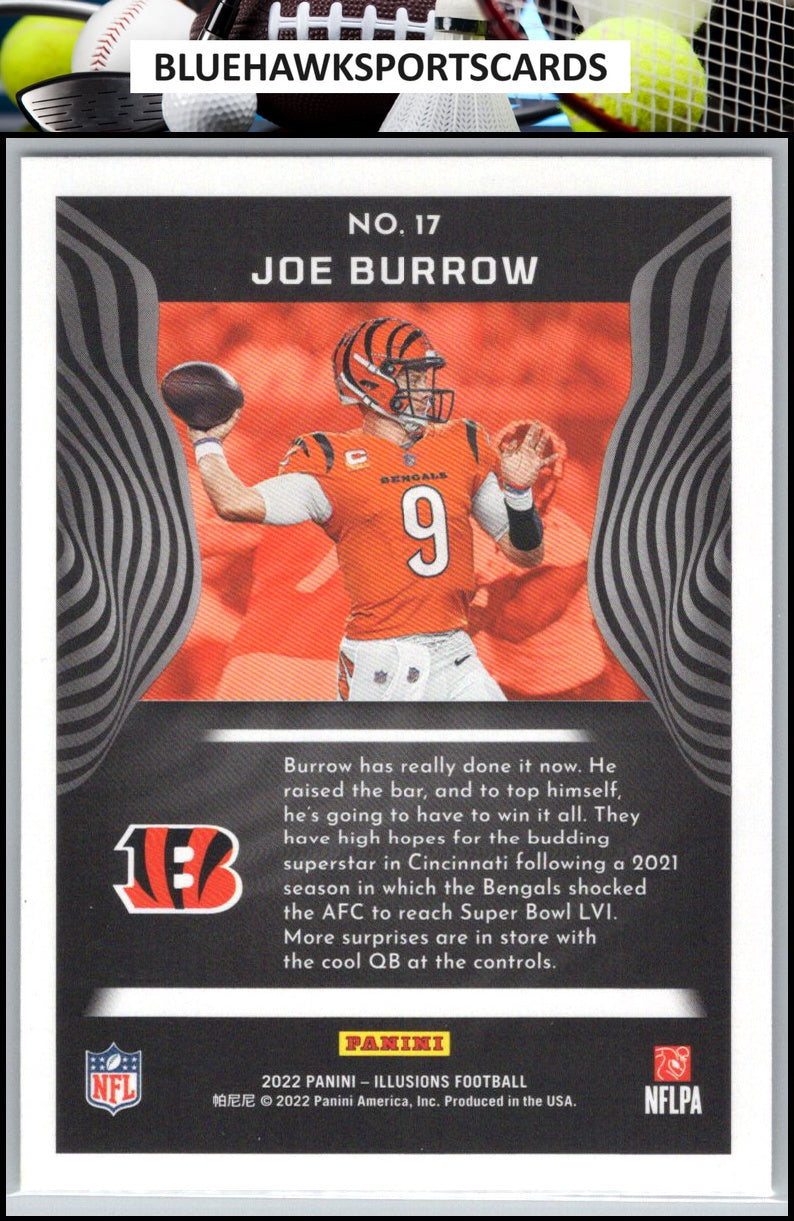 2022 Panini Illusions #17 Joe Burrow Retail