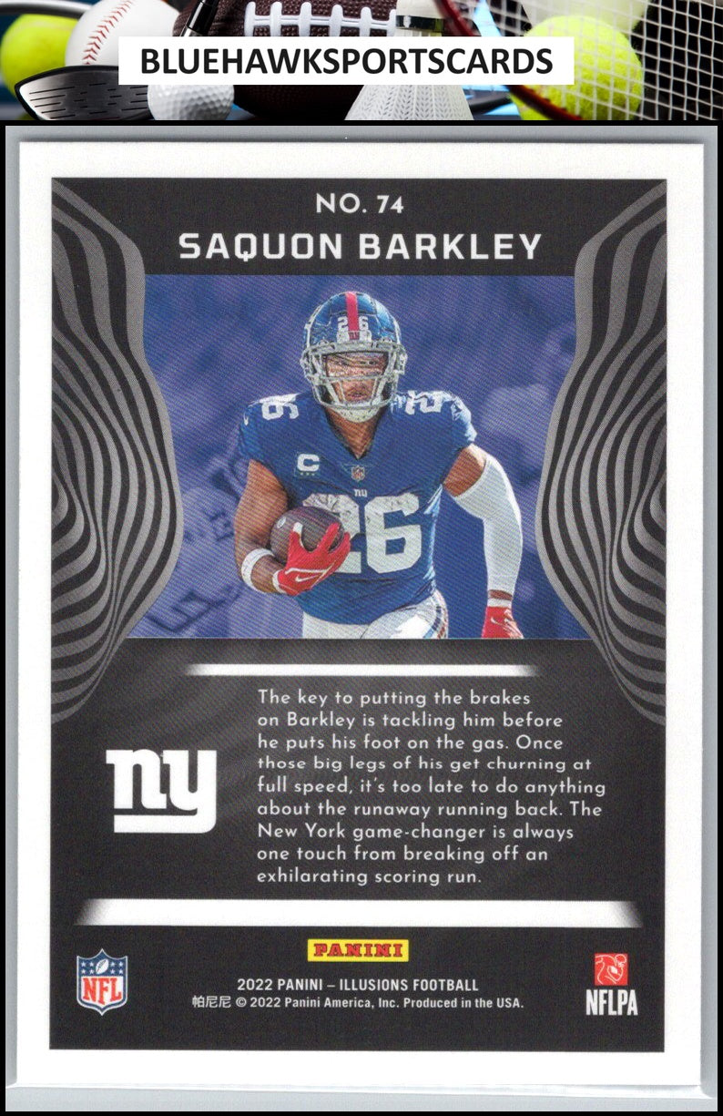 2022 Panini Illusions #74 Saquon Barkley Retail