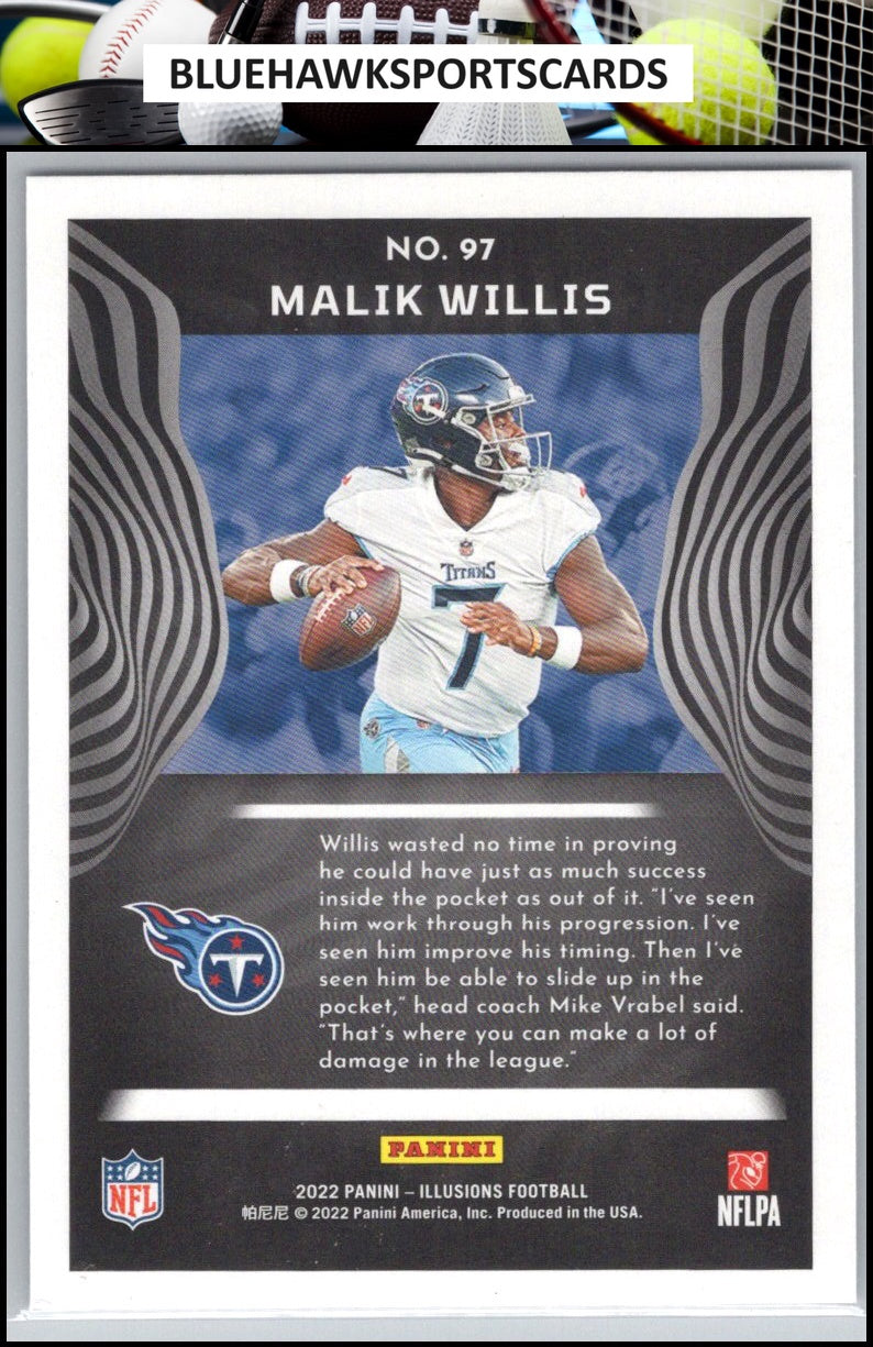 2022 Panini Illusions #97 Malik Willis Retail