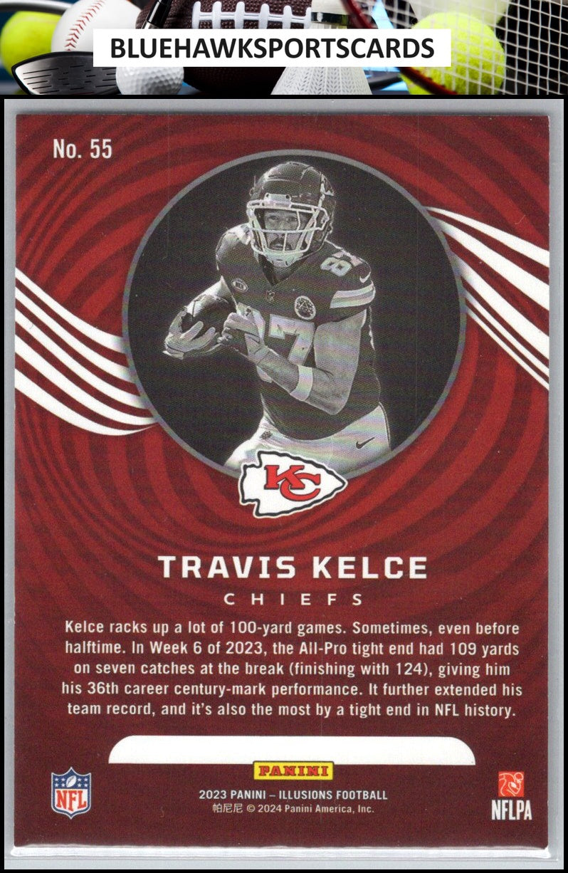 2023 Panini Illusions #55 Travis Kelce Retail