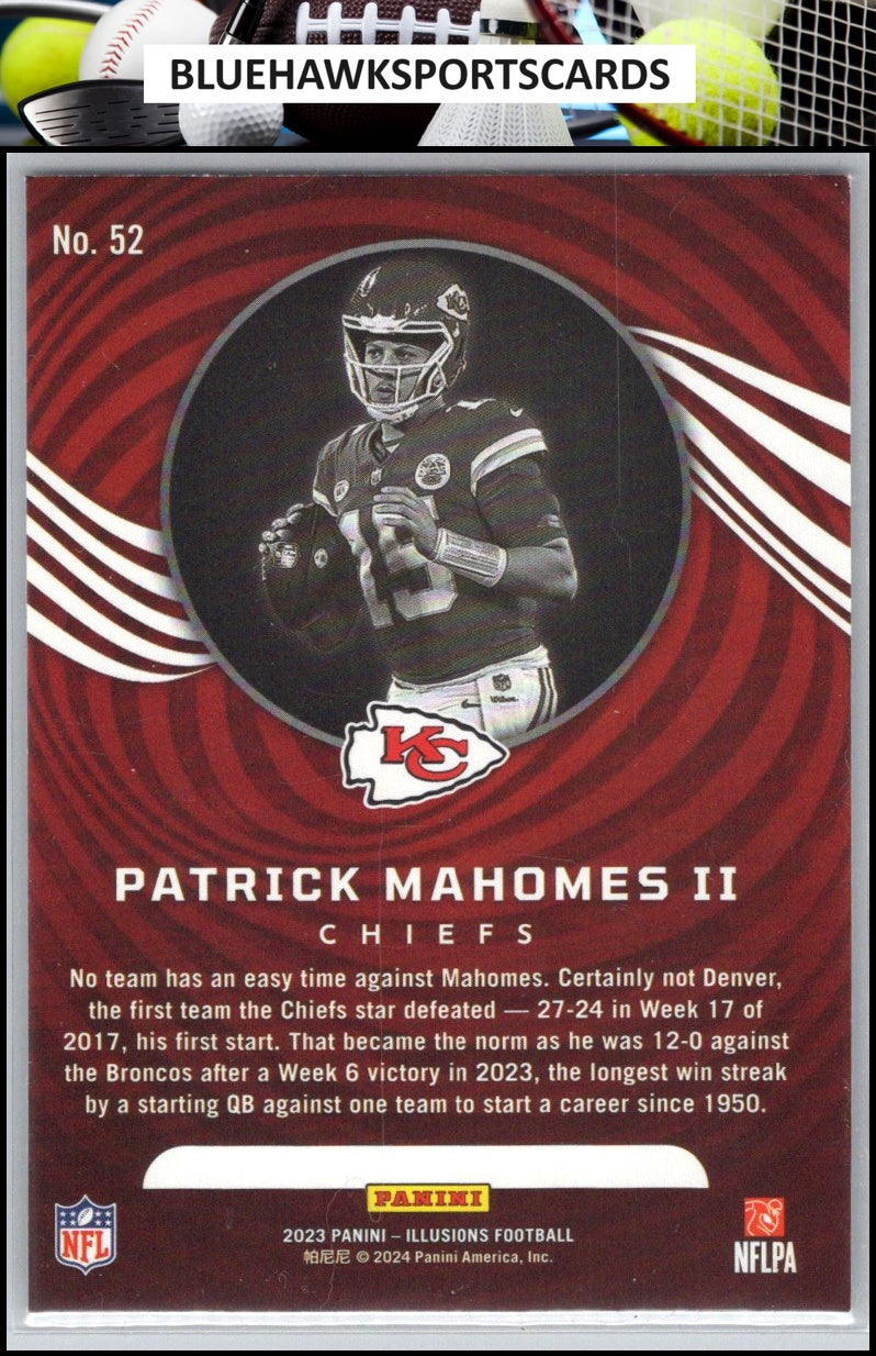 2023 Panini Illusions #52 Patrick Mahomes II Retail