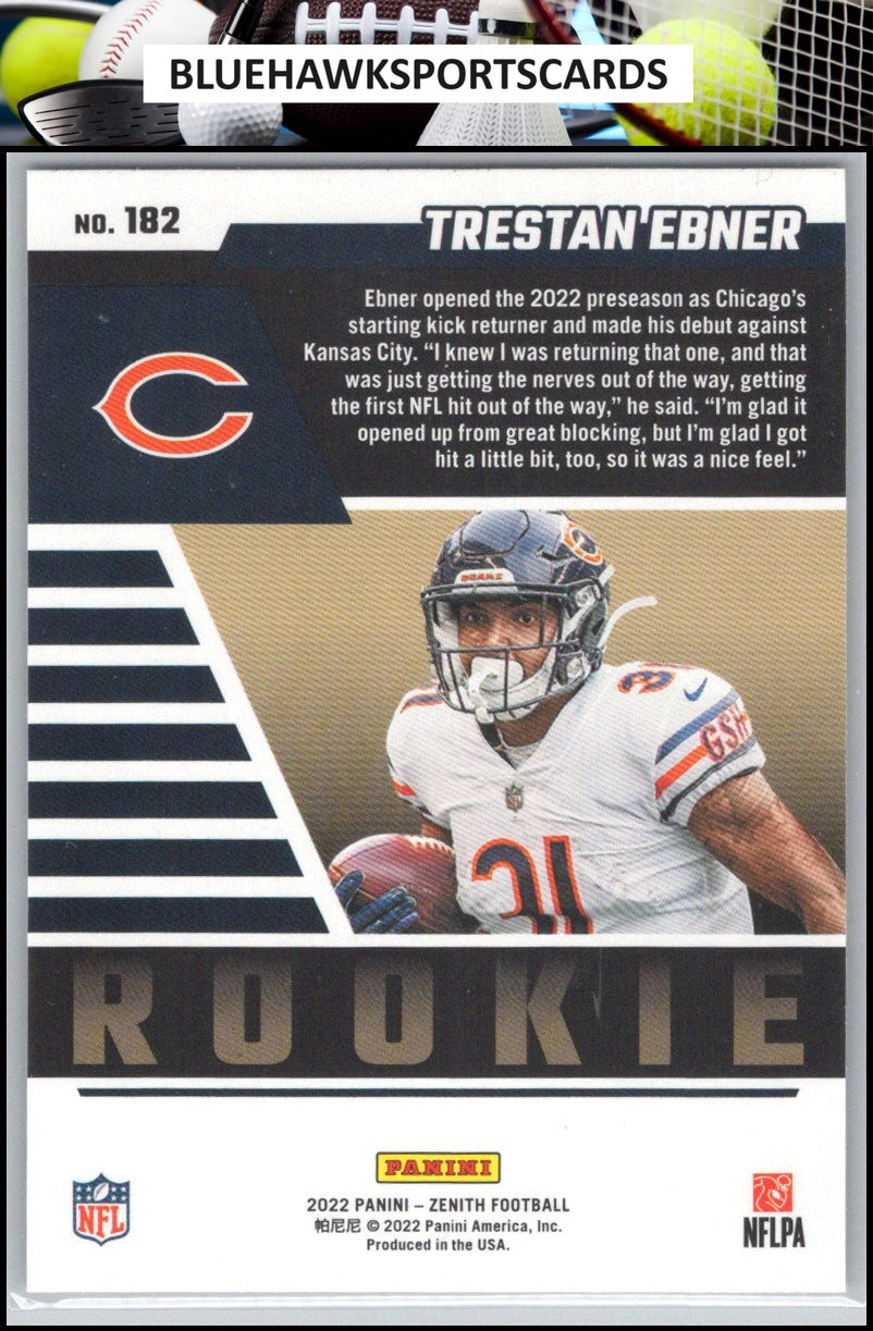 2022 Zenith #182 Trestan Ebner Retail