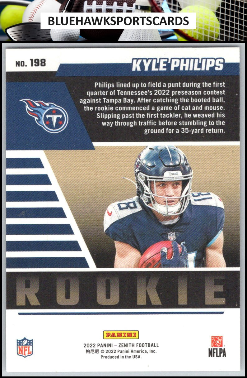 2022 Zenith #198 Kyle Philips