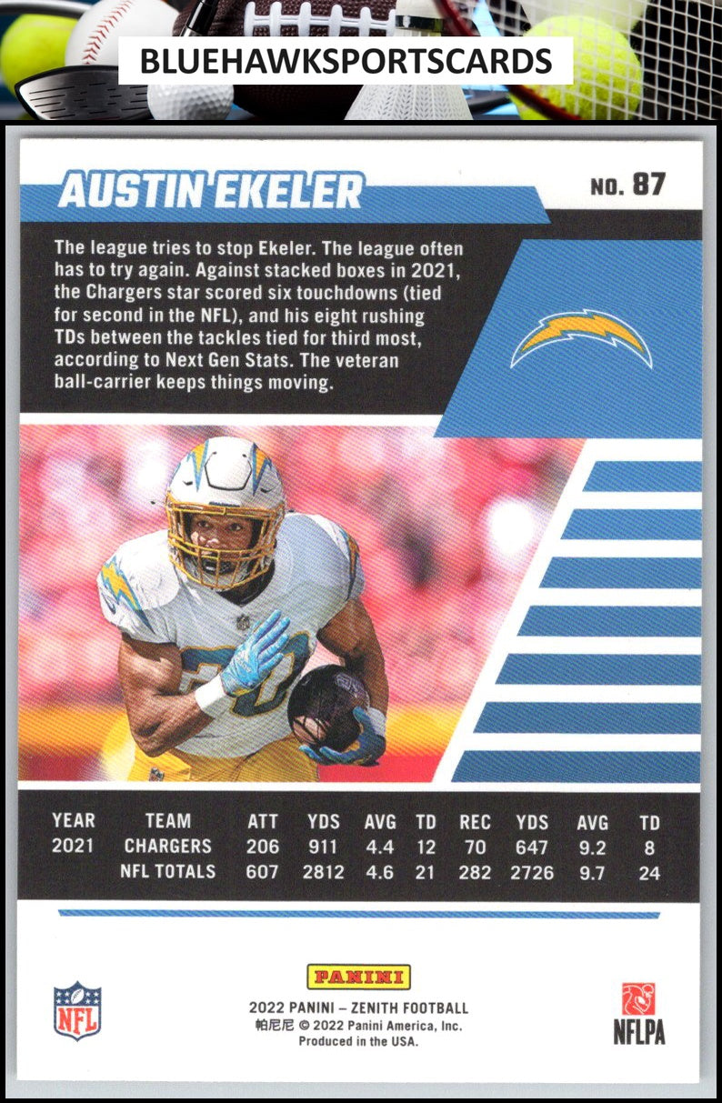 2022 Zenith #87 Austin Ekeler Retail