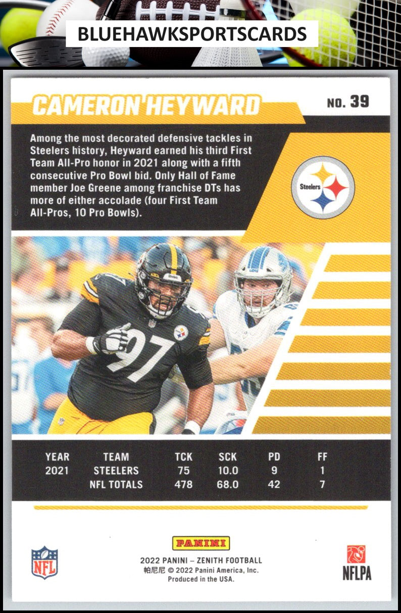 2022 Zenith #39 Cameron Heyward Retail