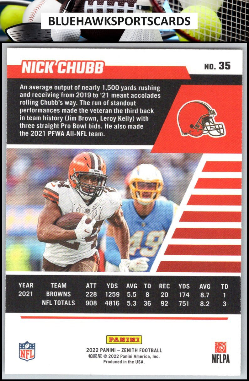 2022 Zenith #35 Nick Chubb Retail