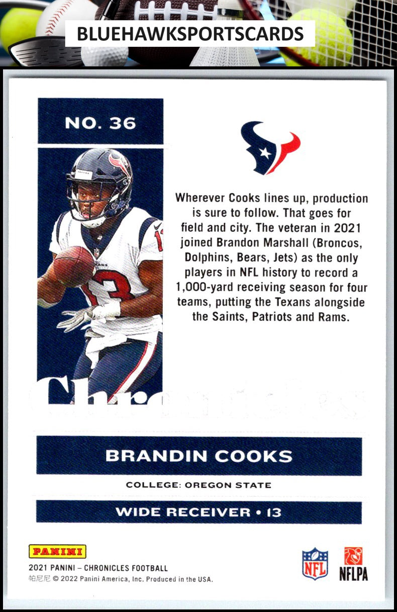 2021 Panini Chronicles #36 Brandin Cooks