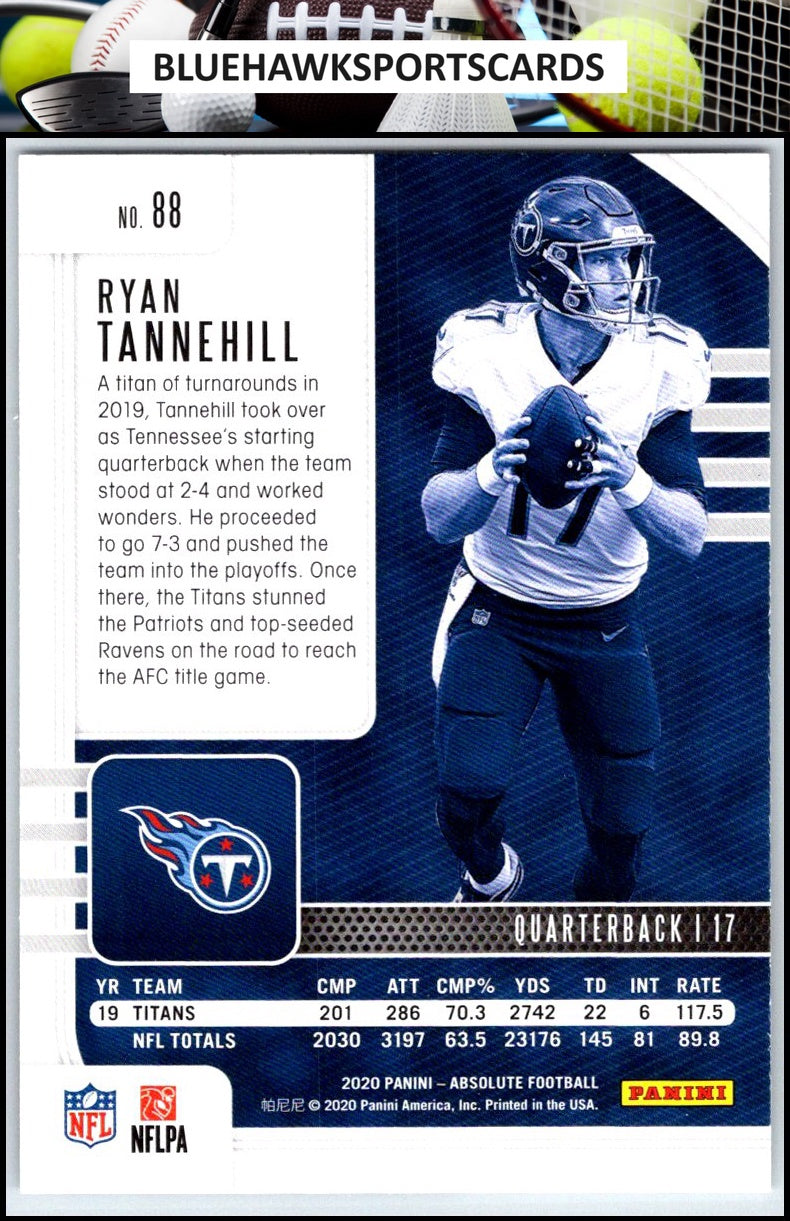 2020 Panini Absolute #88 Ryan Tannehill