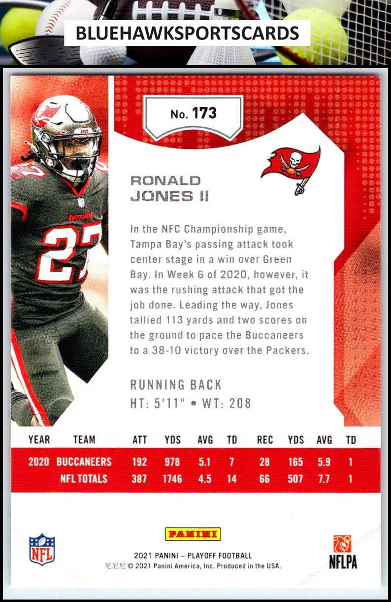 2021 Panini Playoff #173 Ronald Jones II