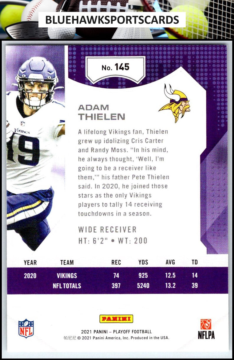 2021 Panini Playoff #145 Adam Thielen