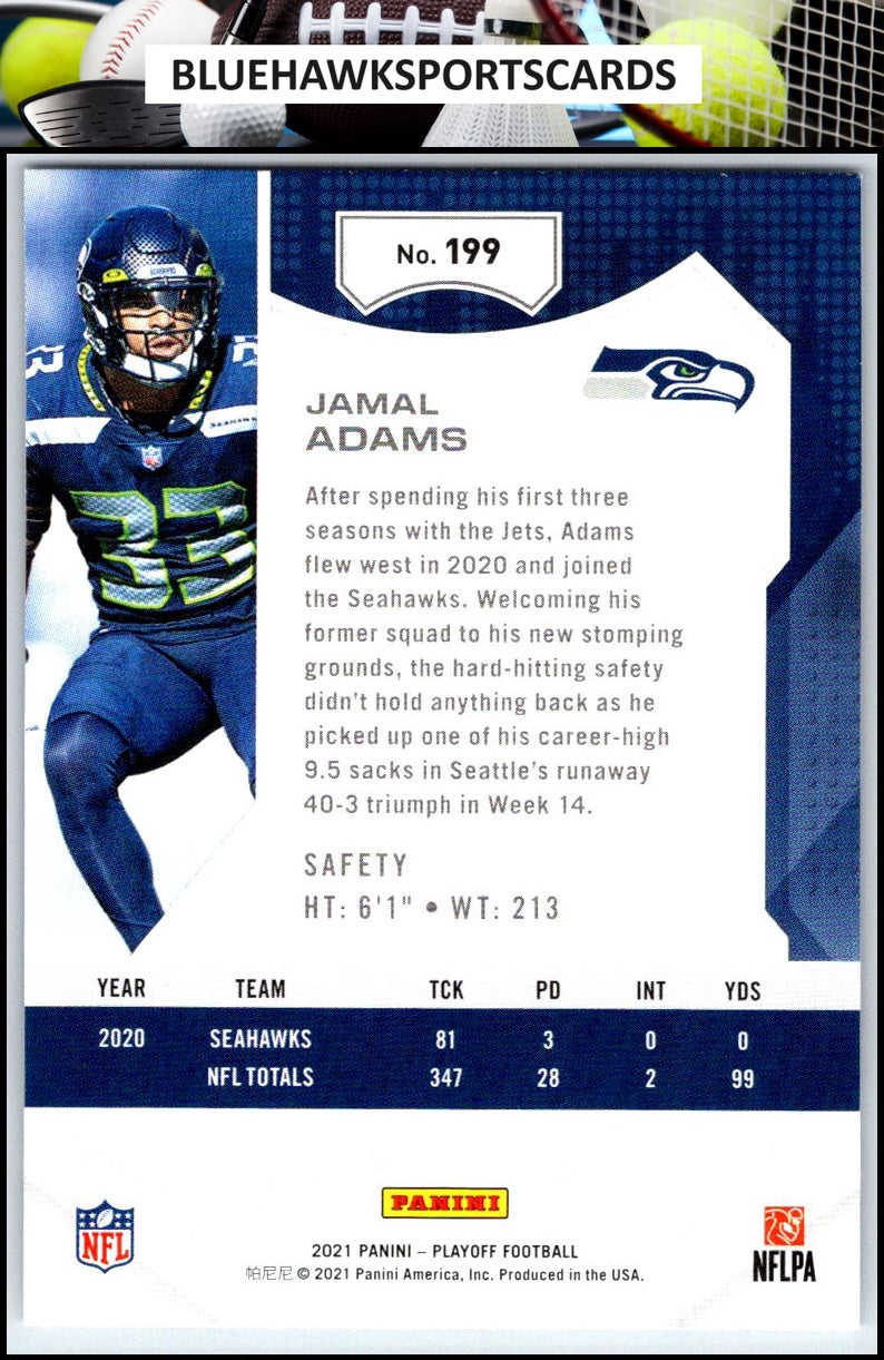 2021 Panini Playoff #199 Jamal Adams