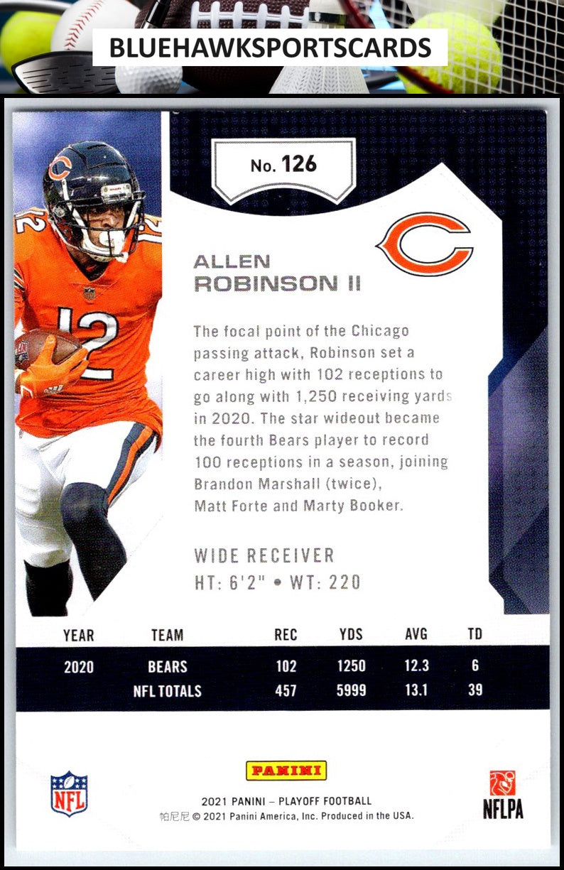 2021 Panini Playoff #126 Allen Robinson II
