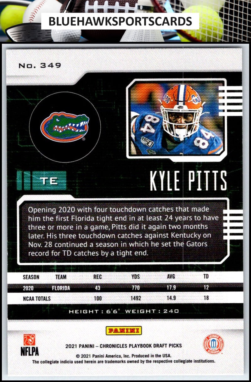 2021 Panini Chronicles Draft Picks #349 Kyle Pitts