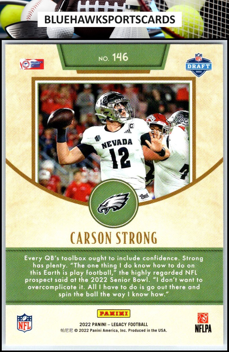 2022 Panini Legacy #146 Carson Strong