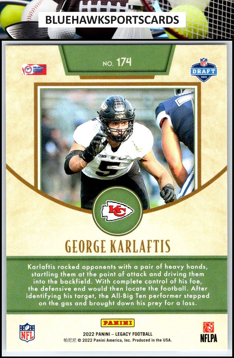 2022 Panini Legacy #174 George Karlaftis