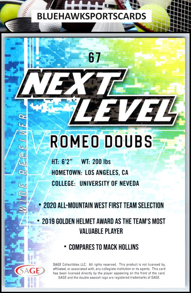 2022 SAGE #67 Romeo Doubs