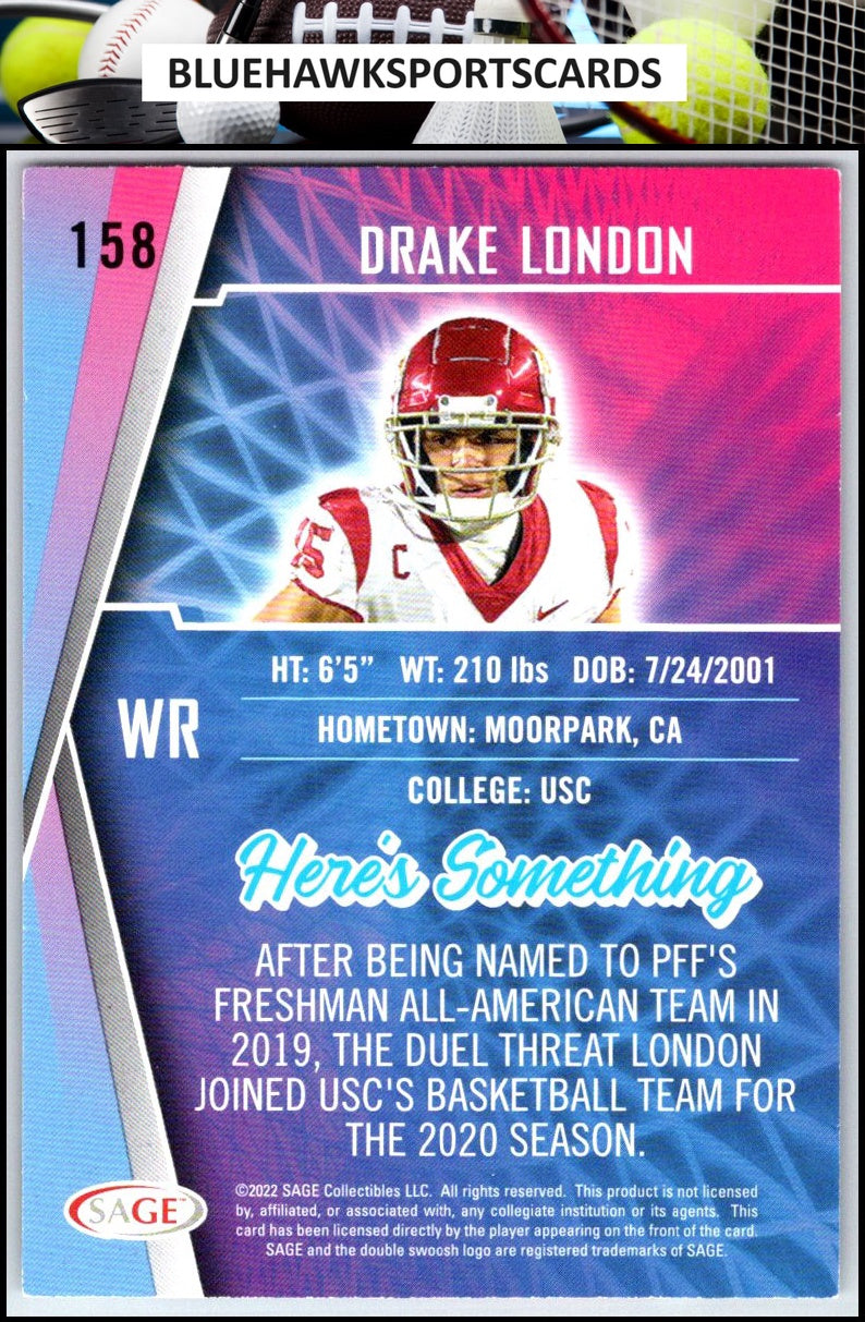 2022 SAGE #158 Drake London
