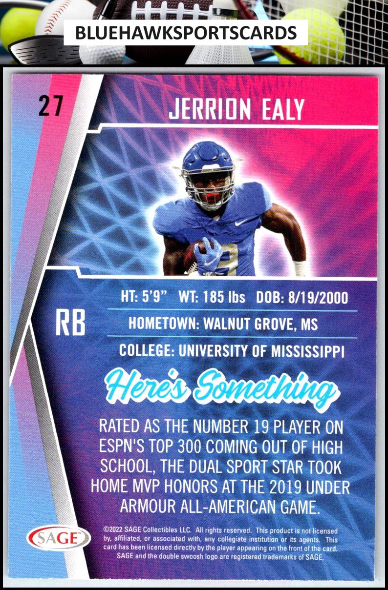 2022 SAGE #27 Jerrion Ealy