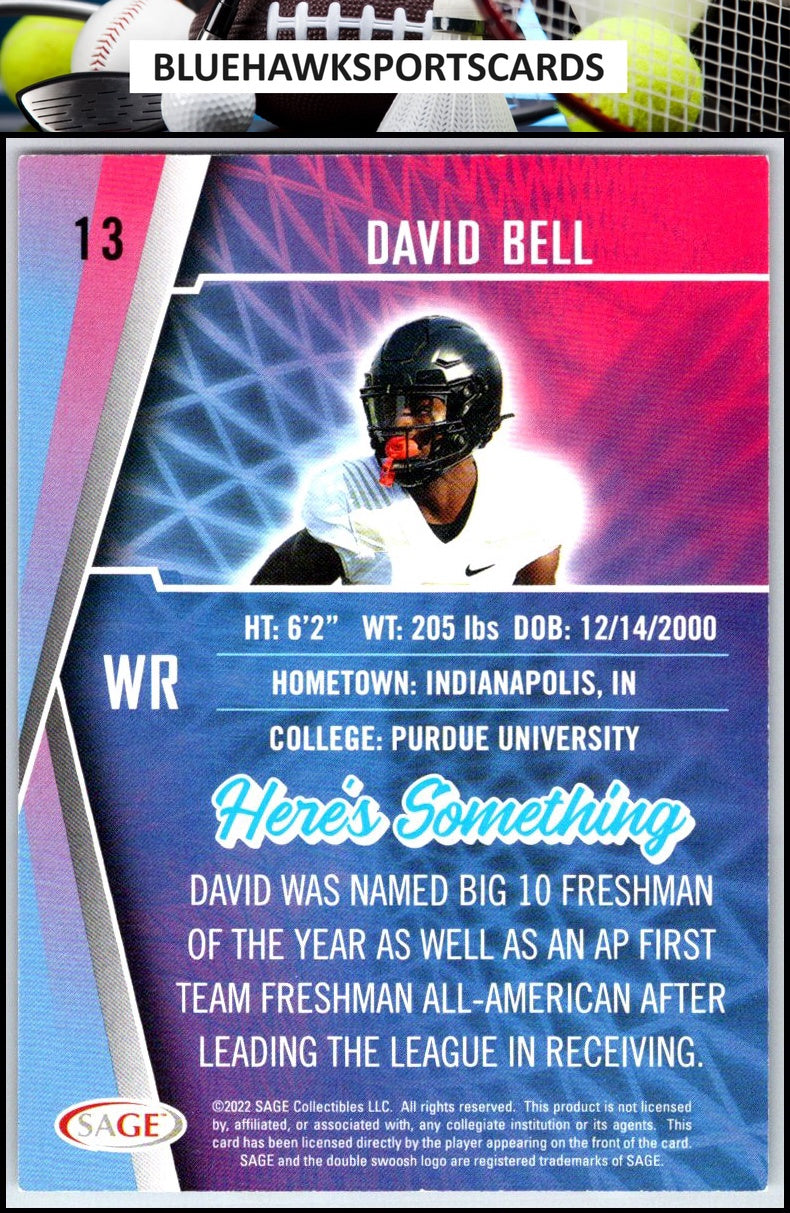 2022 SAGE #13 David Bell