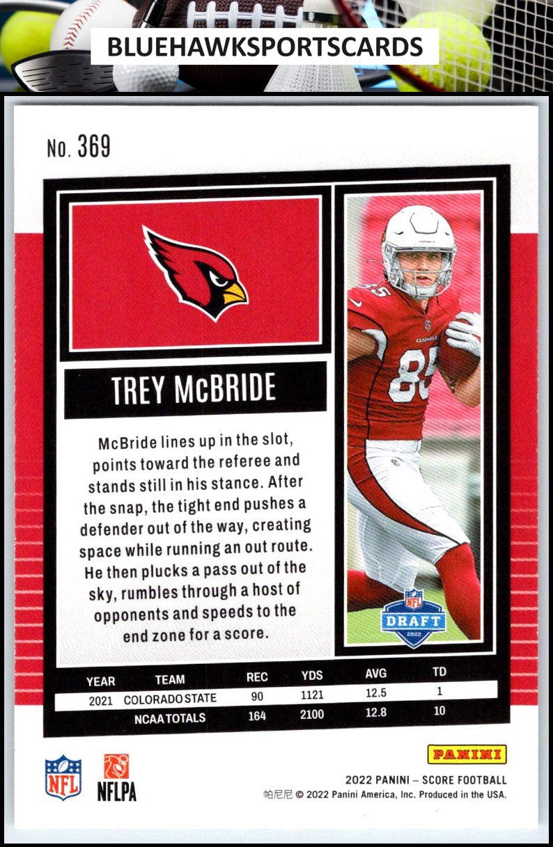 2022 Score #369 Trey McBride