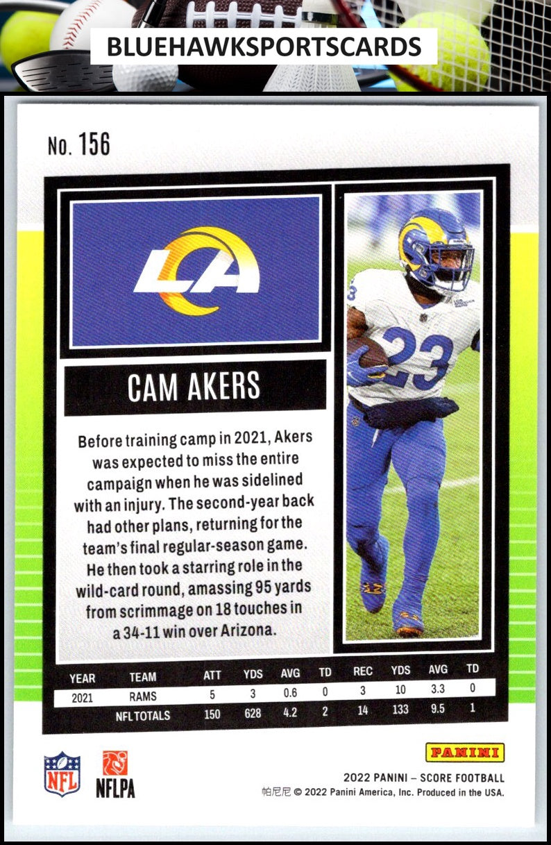 2022 Score #156 Cam Akers