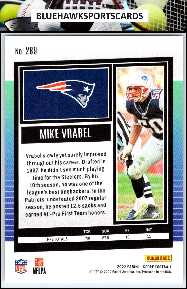 2022 Score #289 Mike Vrabel