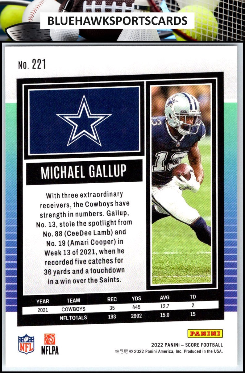 2022 Score #221 Michael Gallup