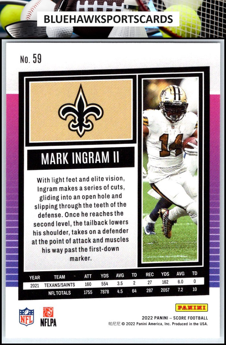 2022 Score #59 Mark Ingram II