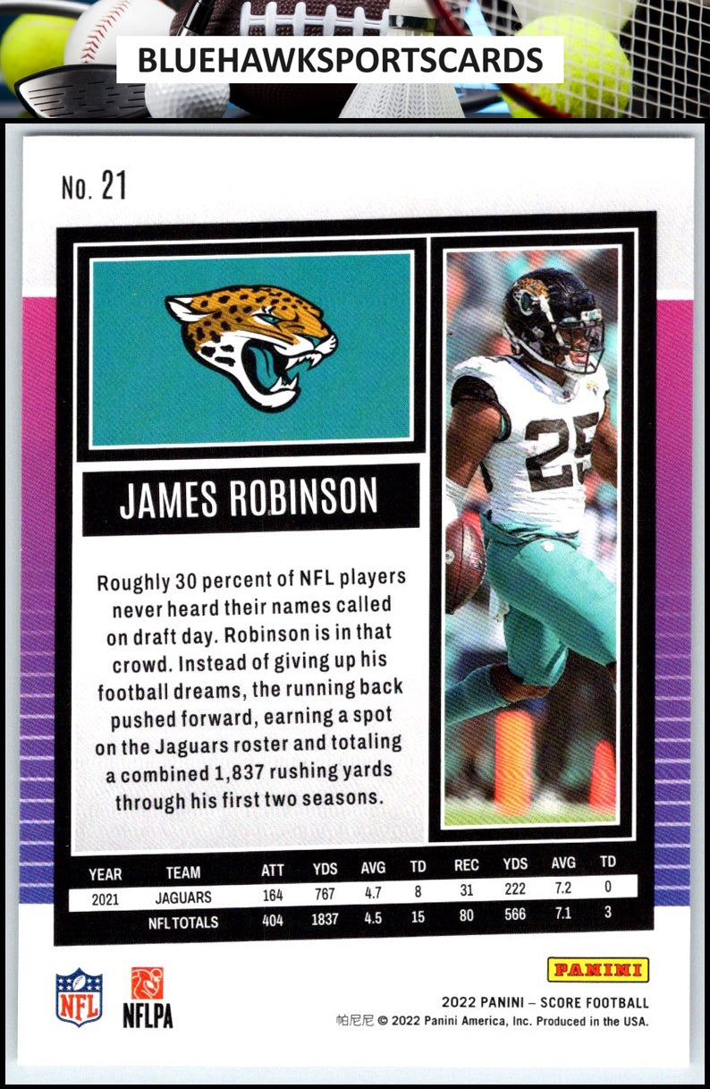 2022 Score #21 James Robinson