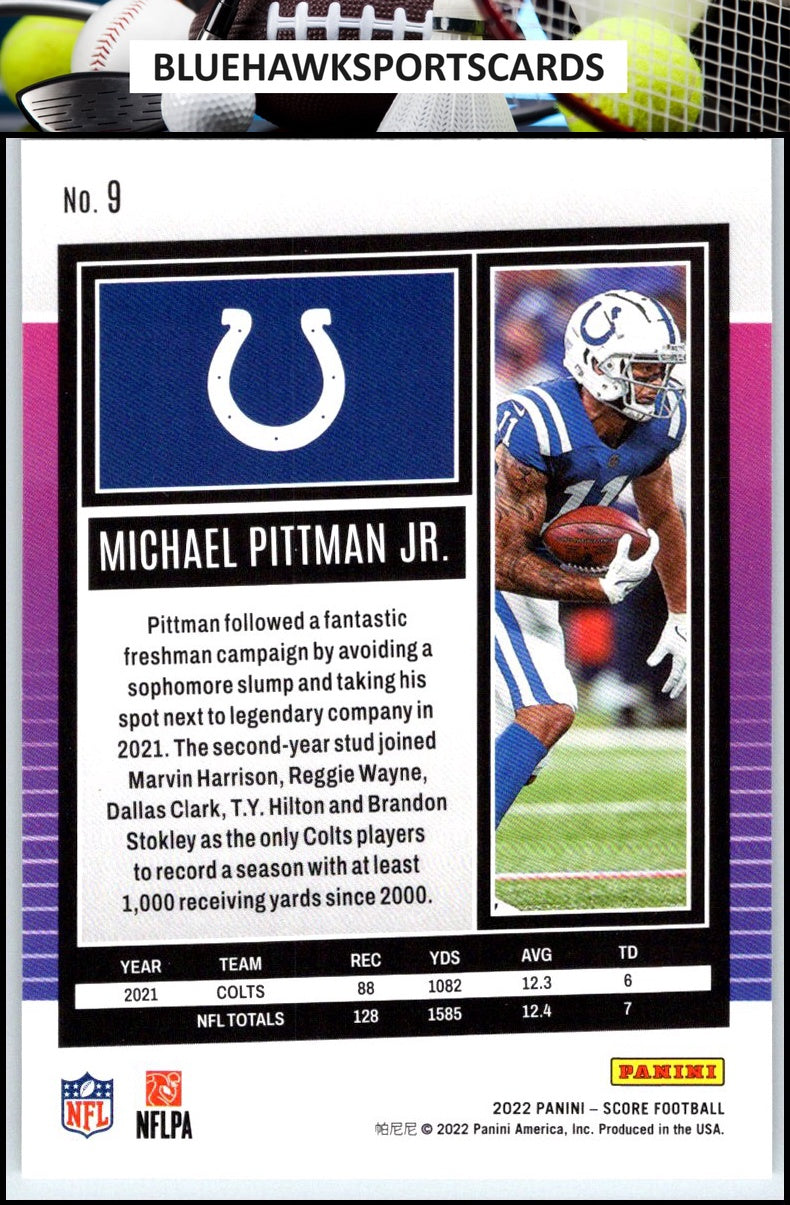 2022 Score #9 Michael Pittman Jr.