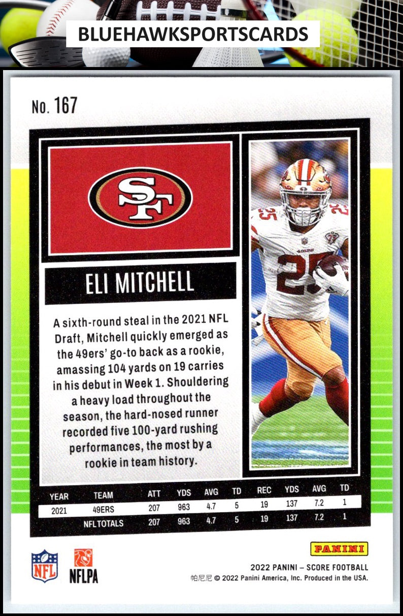 2022 Score #167 Eli Mitchell