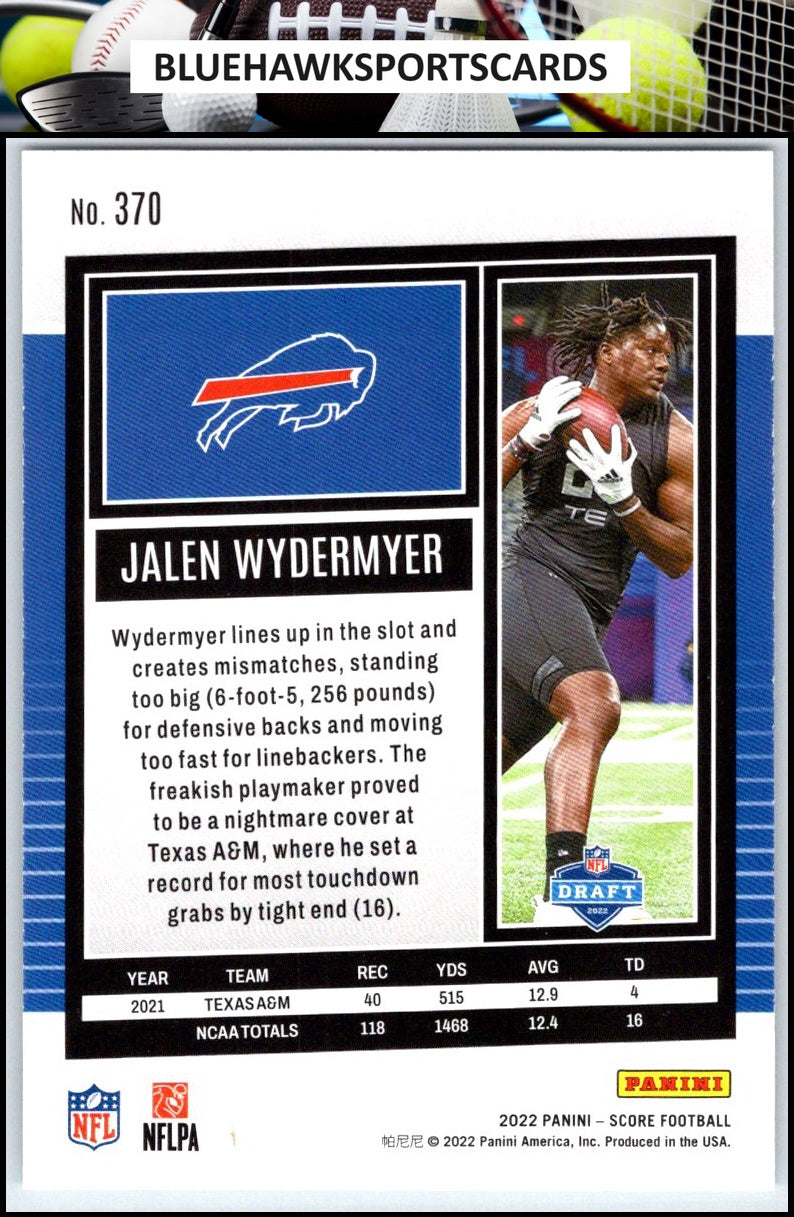 2022 Score #370 Jalen Wydermyer