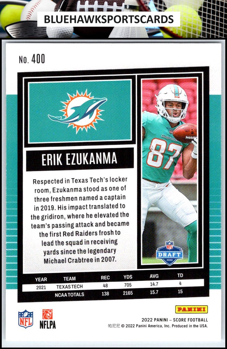2022 Score #400 Erik Ezukanma