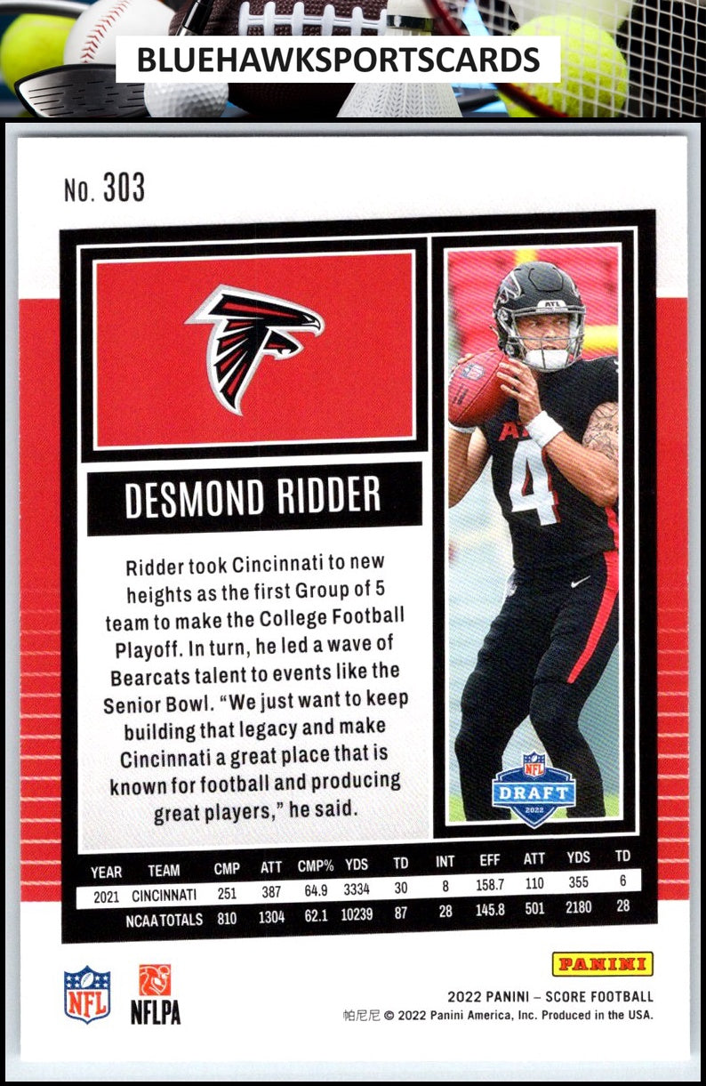 2022 Score #303 Desmond Ridder