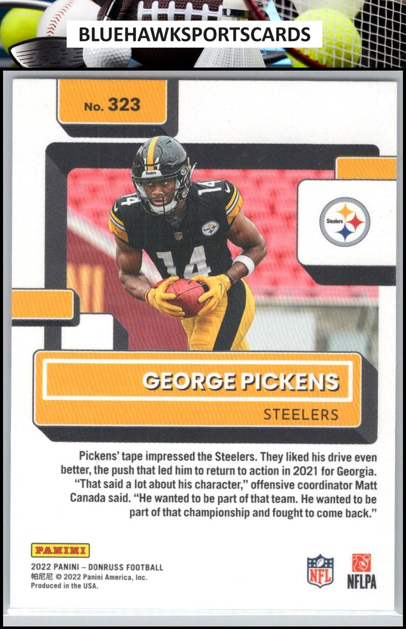2022 Donruss #323 George Pickens