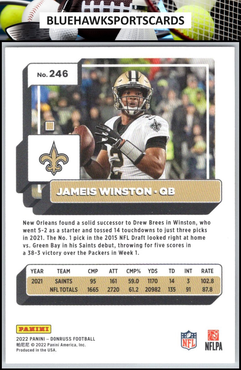 2022 Donruss #246 Jameis Winston