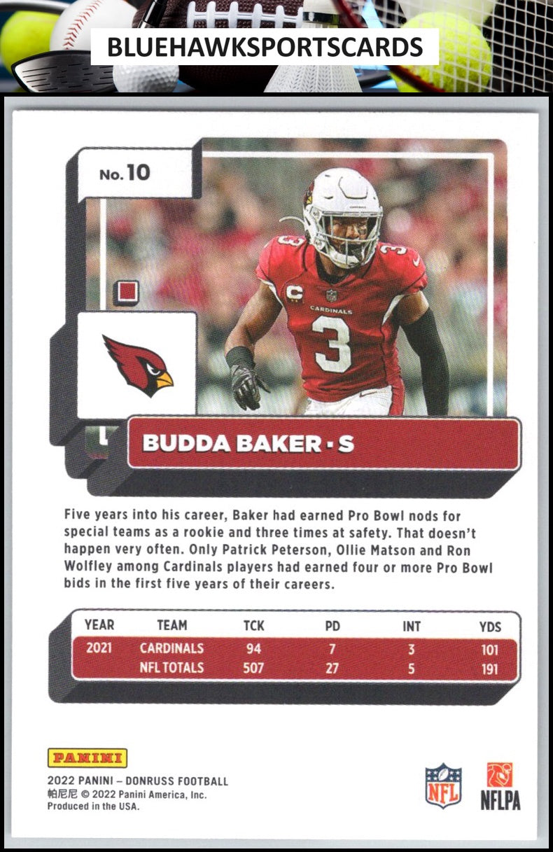 2022 Donruss #10 Budda Baker
