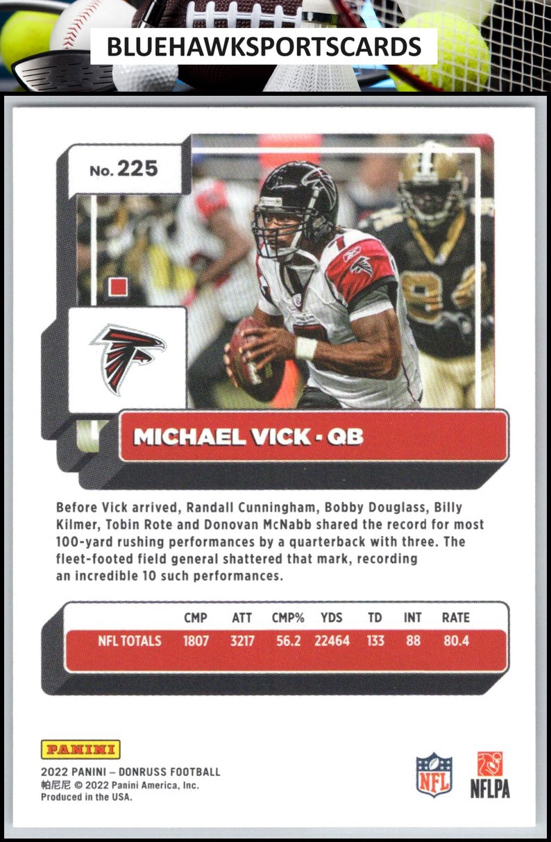 2022 Donruss #225 Michael Vick