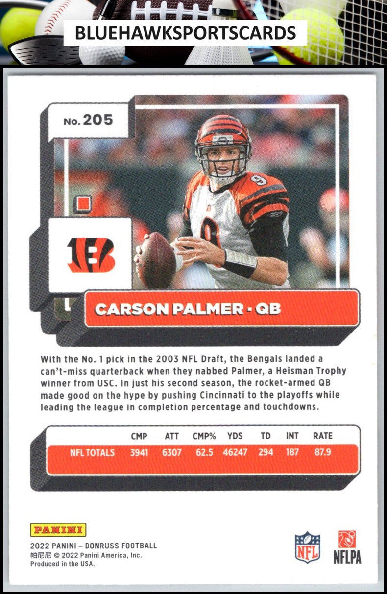 2022 Donruss #205 Carson Palmer