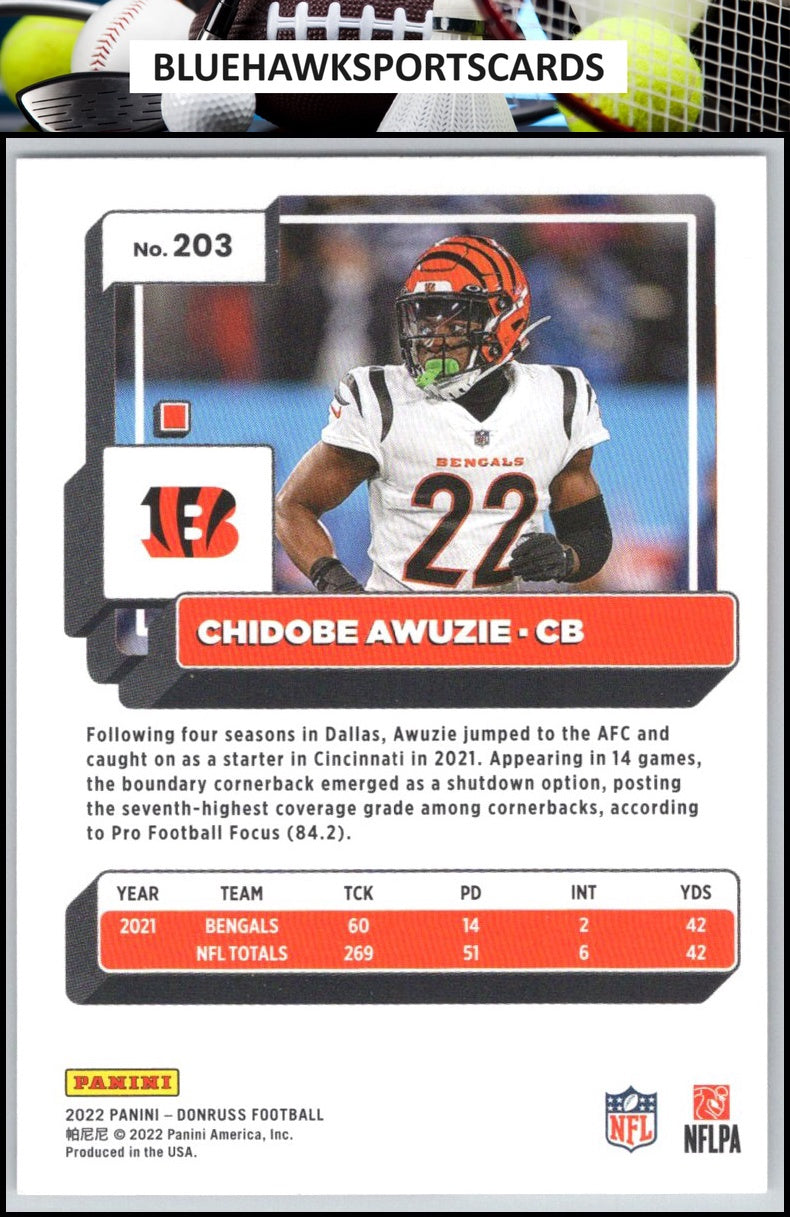 2022 Donruss #203 Chidobe Awuzie