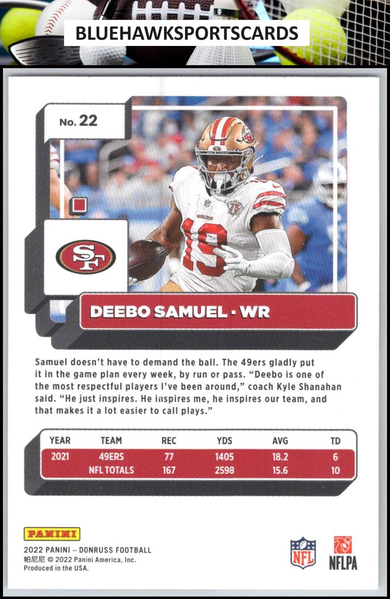 2022 Donruss #22 Deebo Samuel