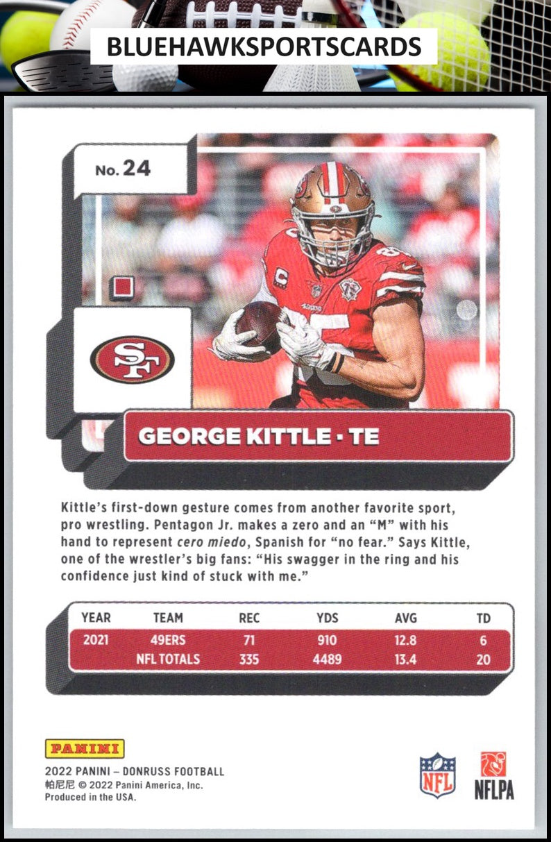 2022 Donruss #24 George Kittle