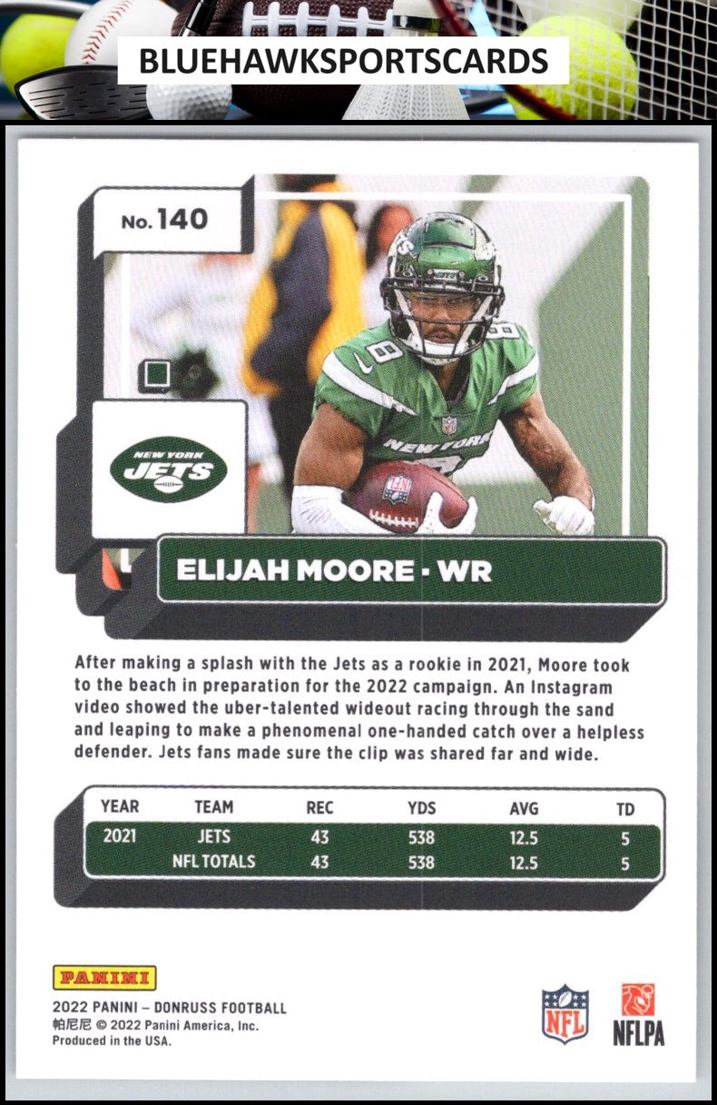 2022 Donruss #140 Elijah Moore