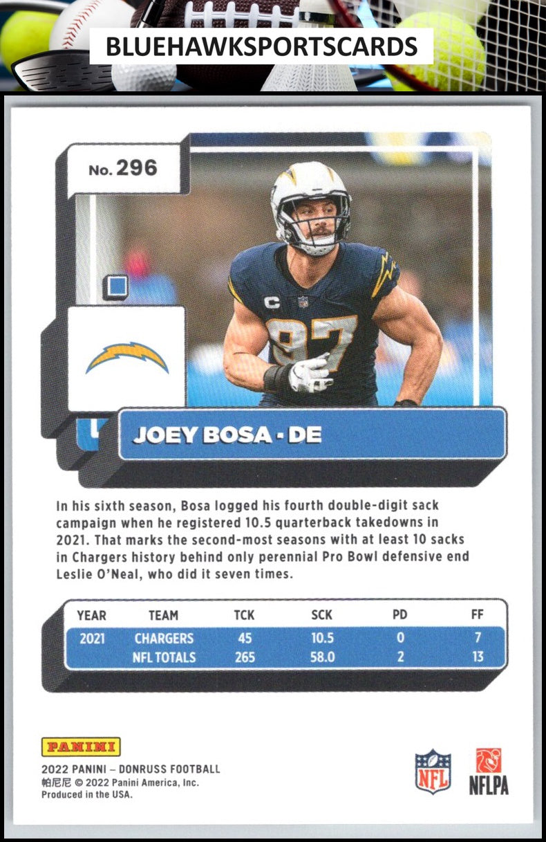 2022 Donruss #296 Joey Bosa