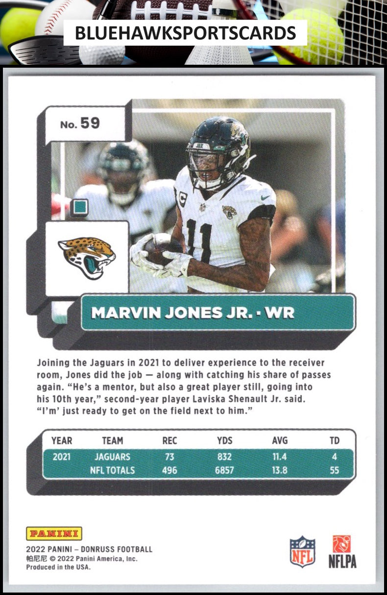 2022 Donruss #59 Marvin Jones Jr.